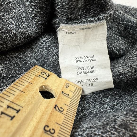 Madewell Structured Tie-Back Sweater Charcoal Heather Short Sleeve Top XXS F5125 - Picture 5 of 8